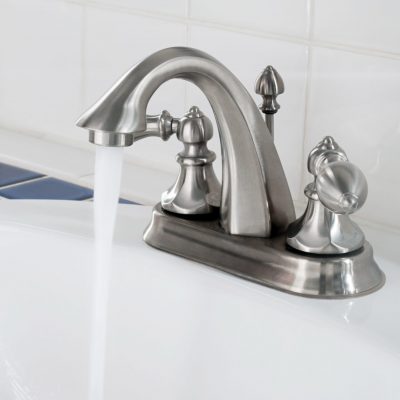 Faucet with Running Water